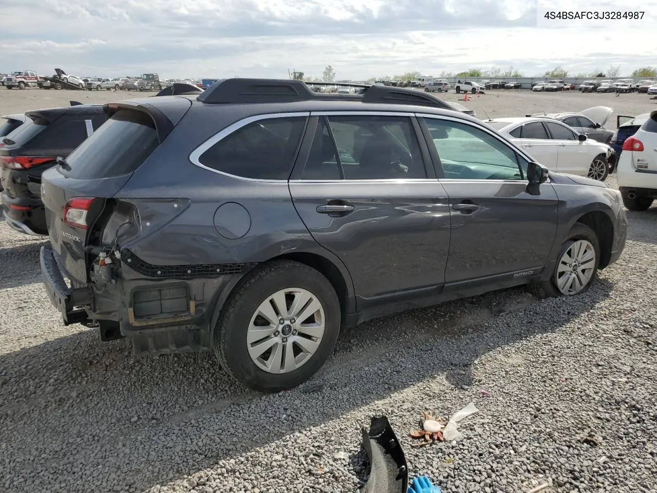 2018 Subaru Outback 2.5I Premium VIN: 4S4BSAFC3J3284987 Lot: 50894834