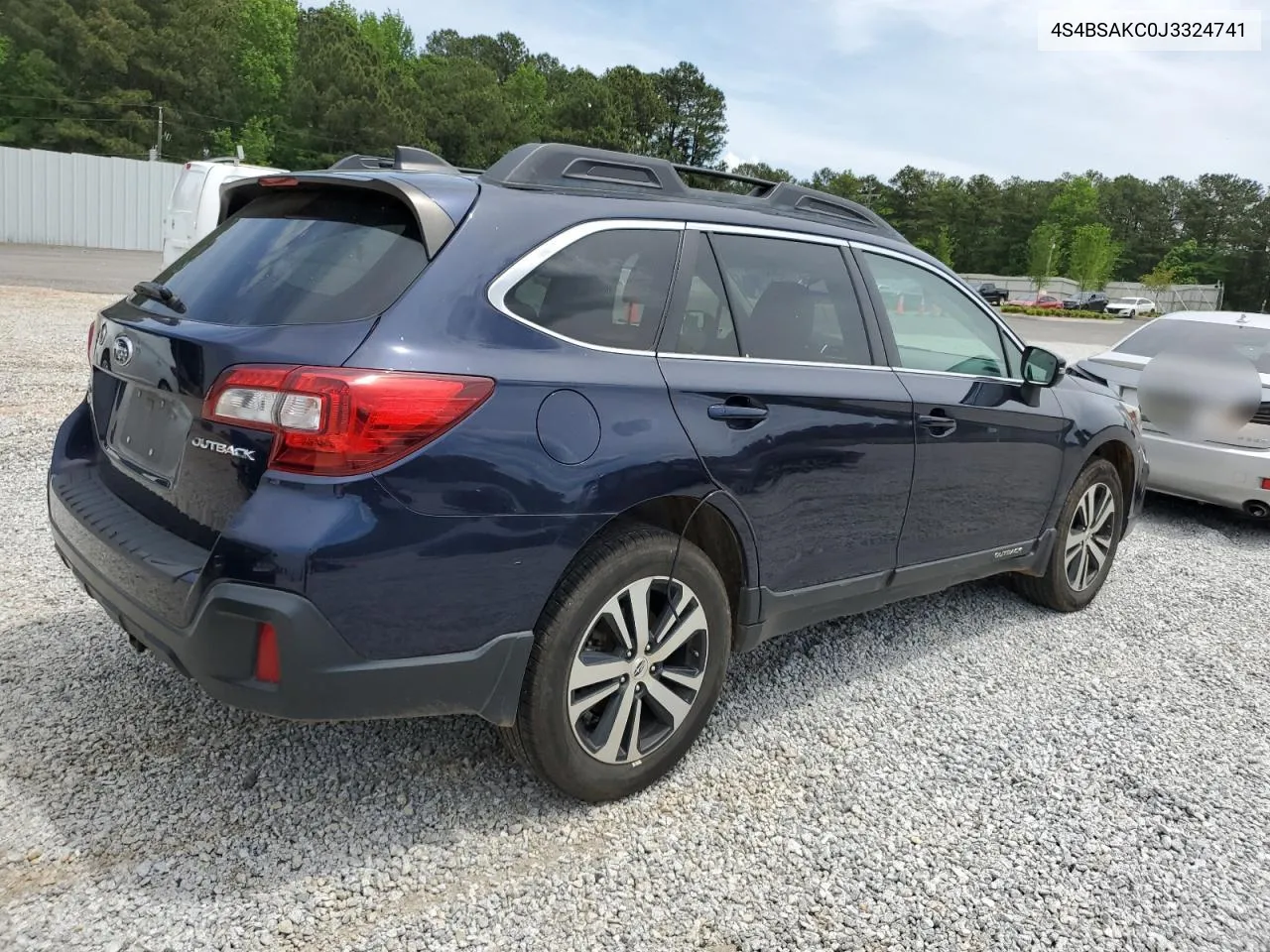 4S4BSAKC0J3324741 2018 Subaru Outback 2.5I Limited