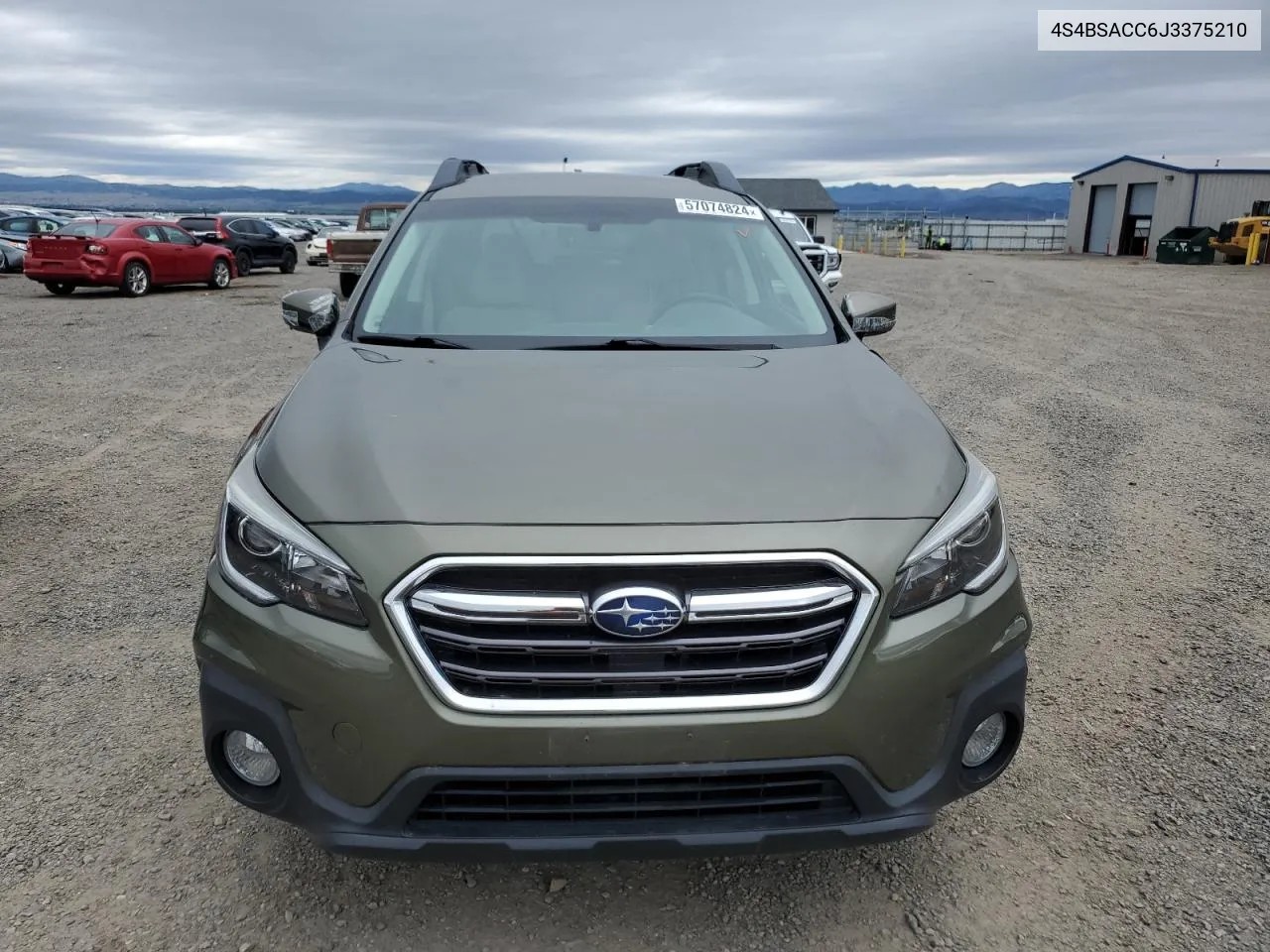 2018 Subaru Outback 2.5I Premium VIN: 4S4BSACC6J3375210 Lot: 57074824