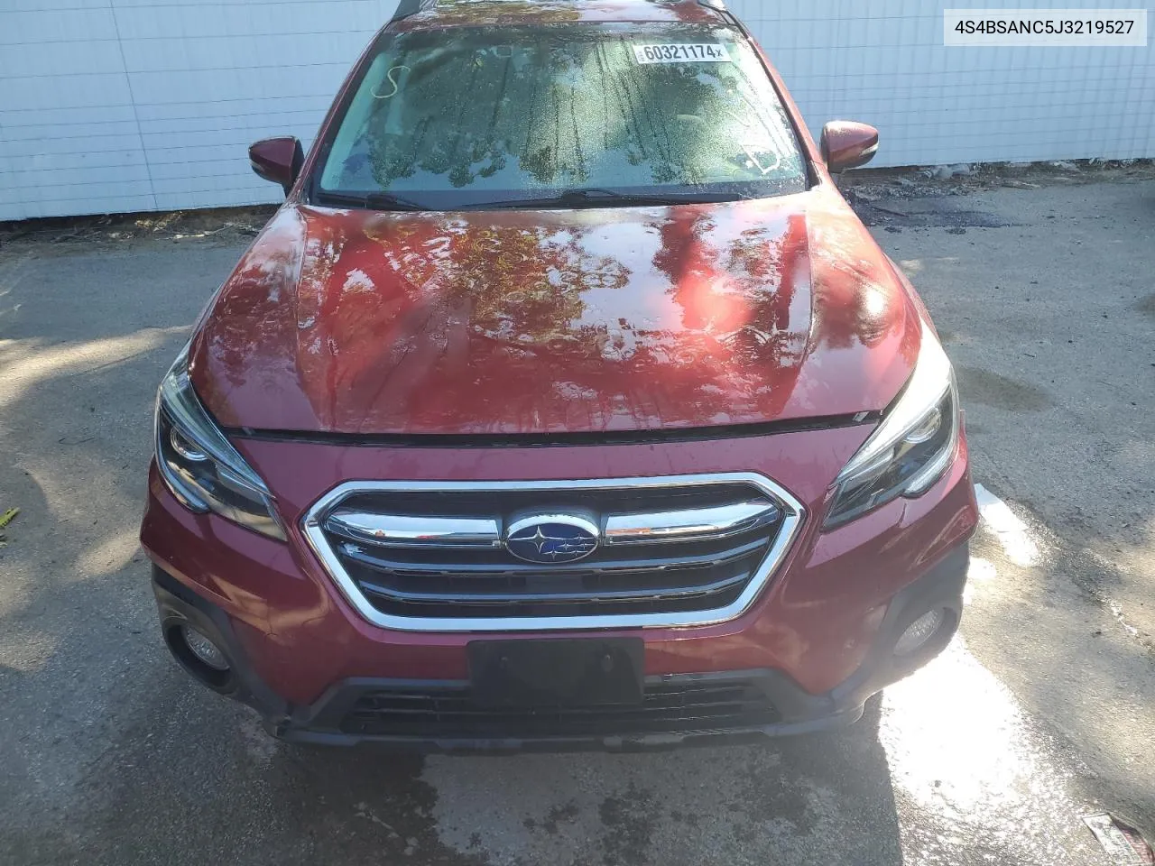 2018 Subaru Outback 2.5I Limited VIN: 4S4BSANC5J3219527 Lot: 60321174