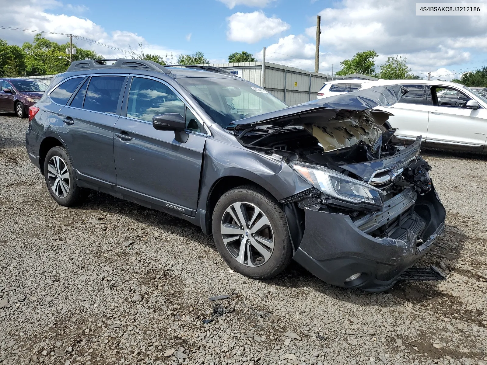 2018 Subaru Outback 2.5I Limited VIN: 4S4BSAKC8J3212186 Lot: 60534044