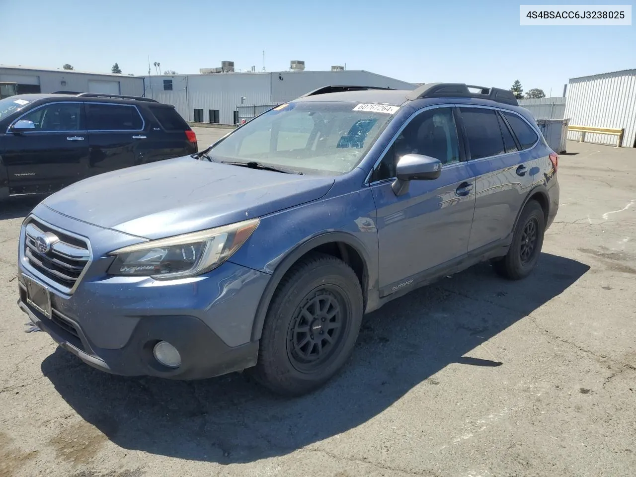 2018 Subaru Outback 2.5I Premium VIN: 4S4BSACC6J3238025 Lot: 60767264