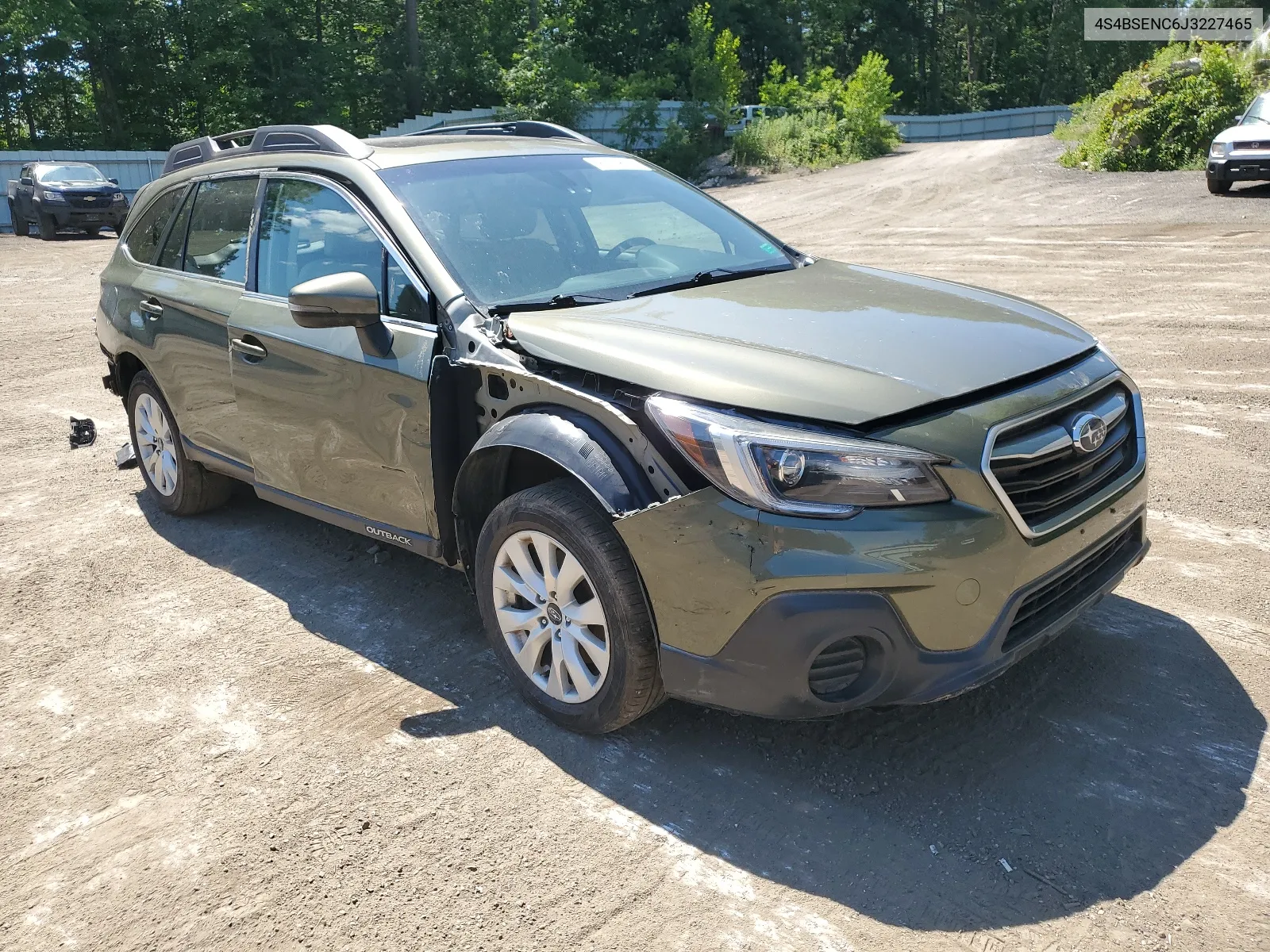 2018 Subaru Outback 3.6R Limited VIN: 4S4BSENC6J3227465 Lot: 61708564