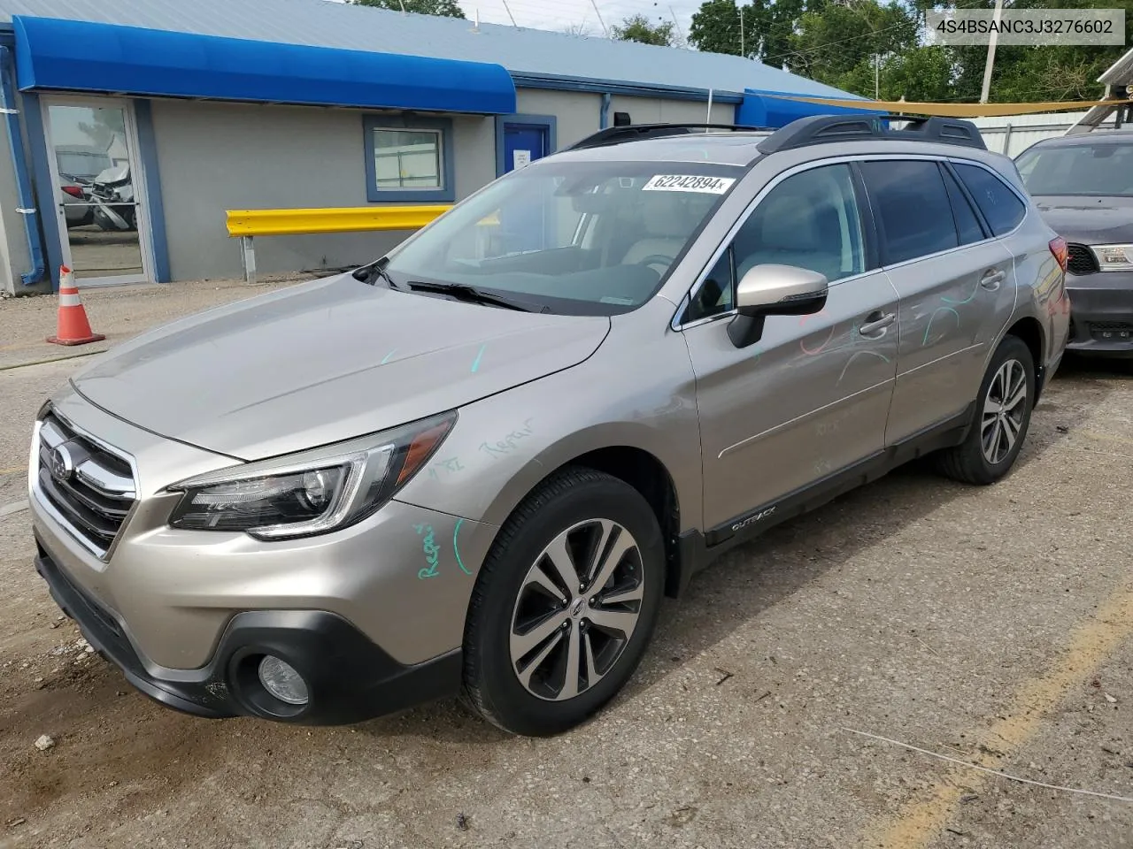 2018 Subaru Outback 2.5I Limited VIN: 4S4BSANC3J3276602 Lot: 62242894