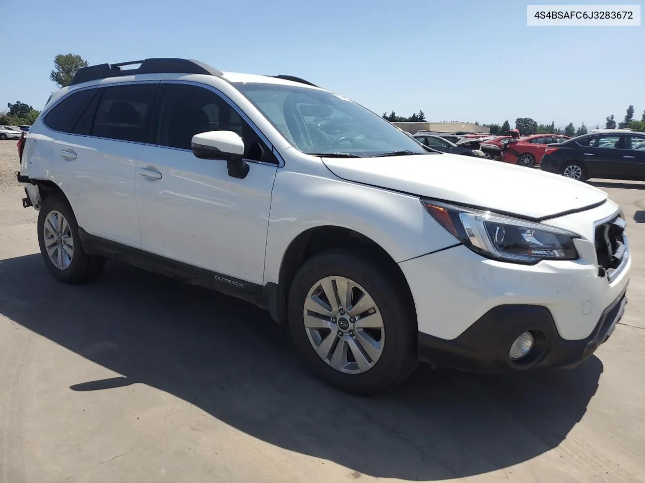 2018 Subaru Outback 2.5I Premium VIN: 4S4BSAFC6J3283672 Lot: 62481434