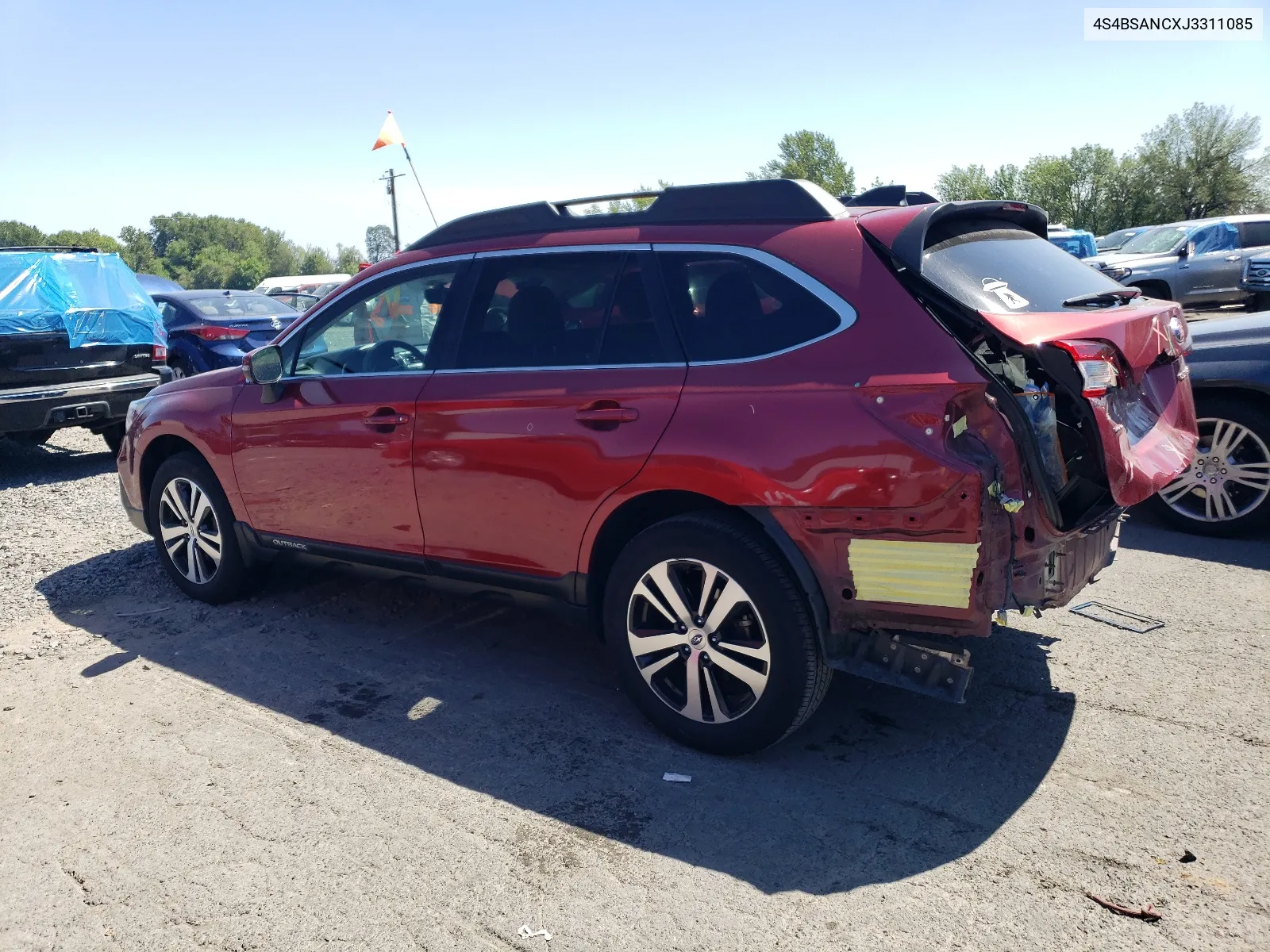 2018 Subaru Outback 2.5I Limited VIN: 4S4BSANCXJ3311085 Lot: 63534374