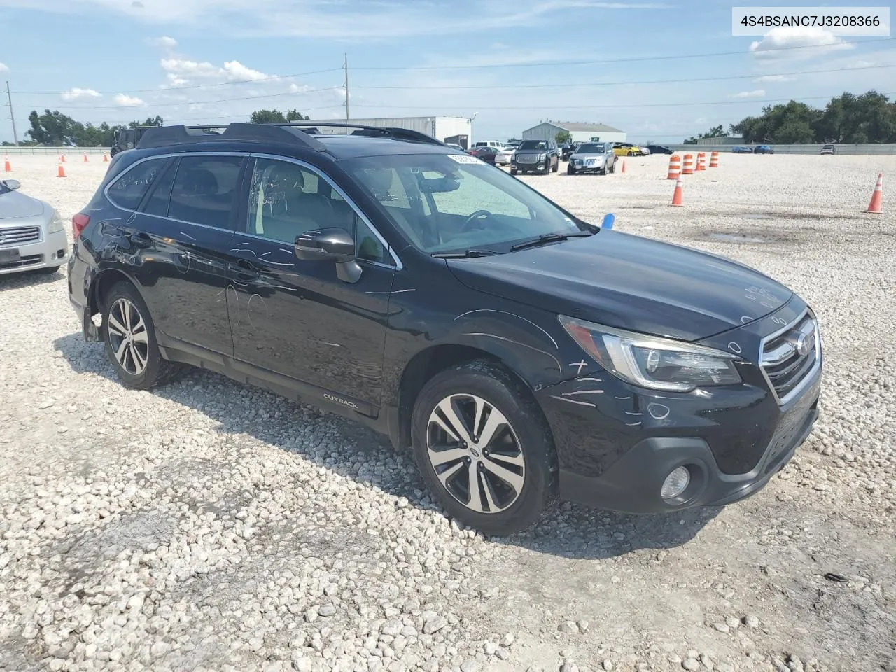 2018 Subaru Outback 2.5I Limited VIN: 4S4BSANC7J3208366 Lot: 63676904