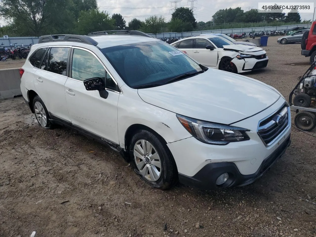 2018 Subaru Outback 2.5I Premium VIN: 4S4BSAFC4J3273593 Lot: 65385934