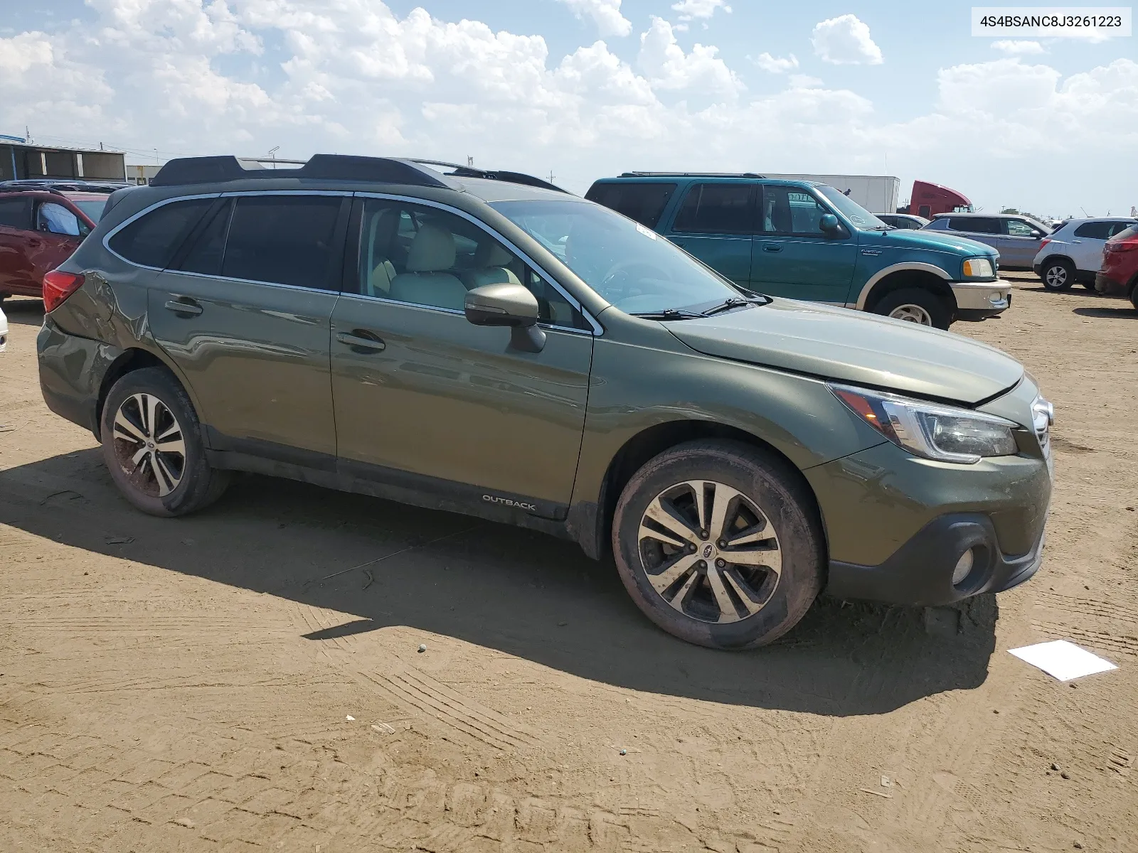 2018 Subaru Outback 2.5I Limited VIN: 4S4BSANC8J3261223 Lot: 65845194