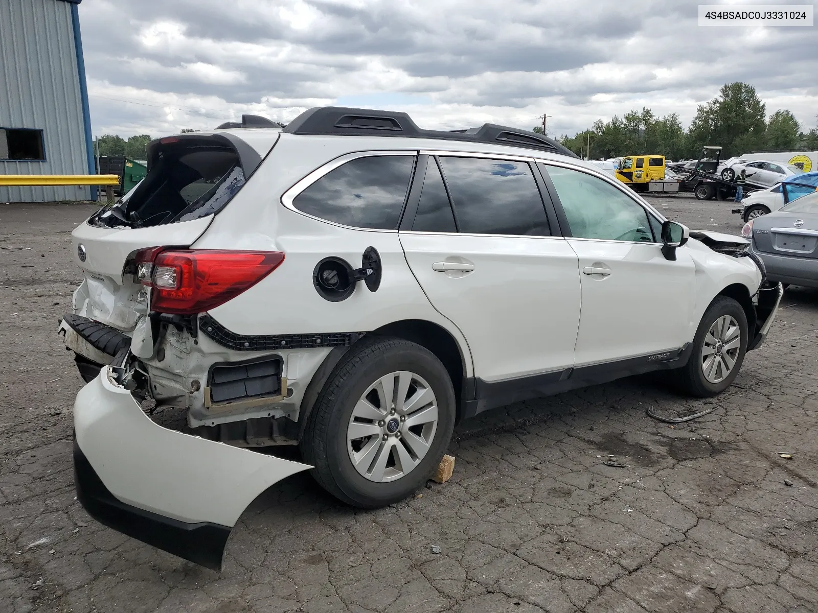 2018 Subaru Outback 2.5I Premium VIN: 4S4BSADC0J3331024 Lot: 67145494