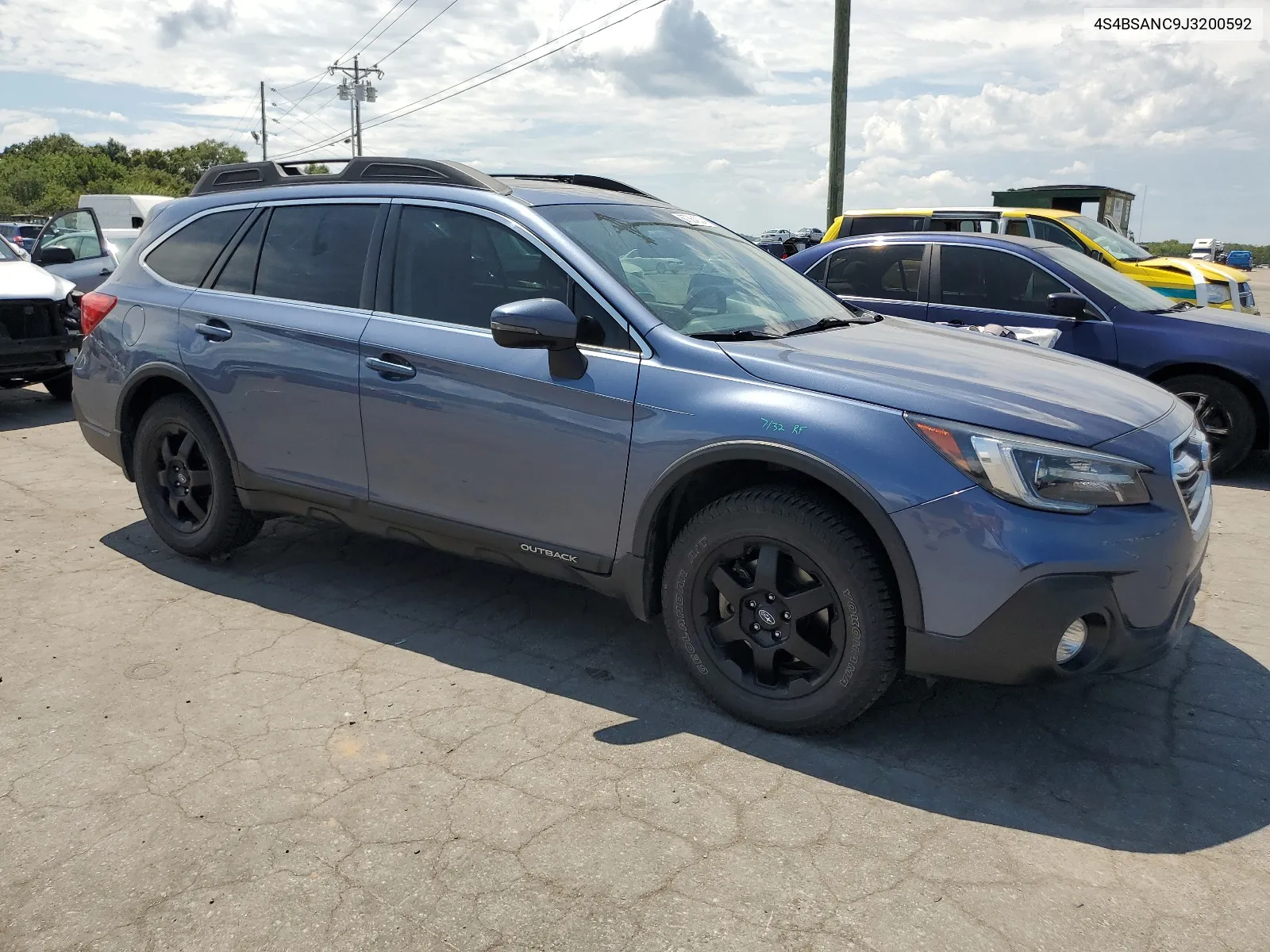 2018 Subaru Outback 2.5I Limited VIN: 4S4BSANC9J3200592 Lot: 67364324