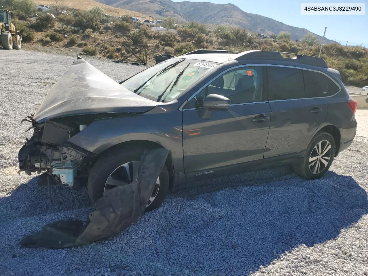 4S4BSANC3J3229490 2018 Subaru Outback 2.5I Limited