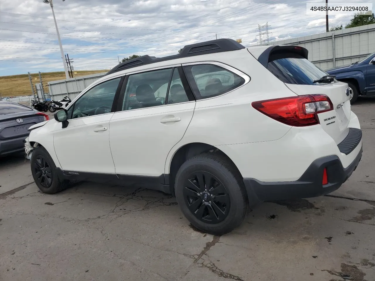 2018 Subaru Outback 2.5I VIN: 4S4BSAAC7J3294008 Lot: 67949834