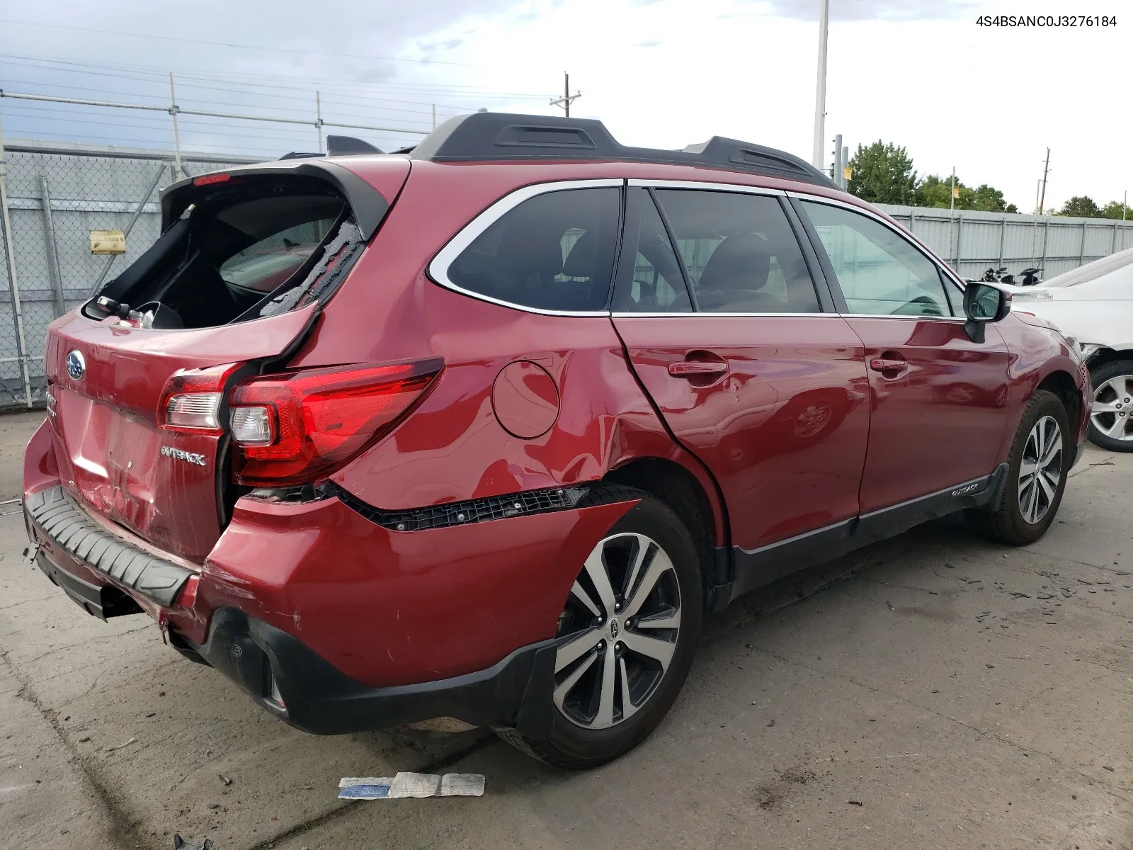 4S4BSANC0J3276184 2018 Subaru Outback 2.5I Limited