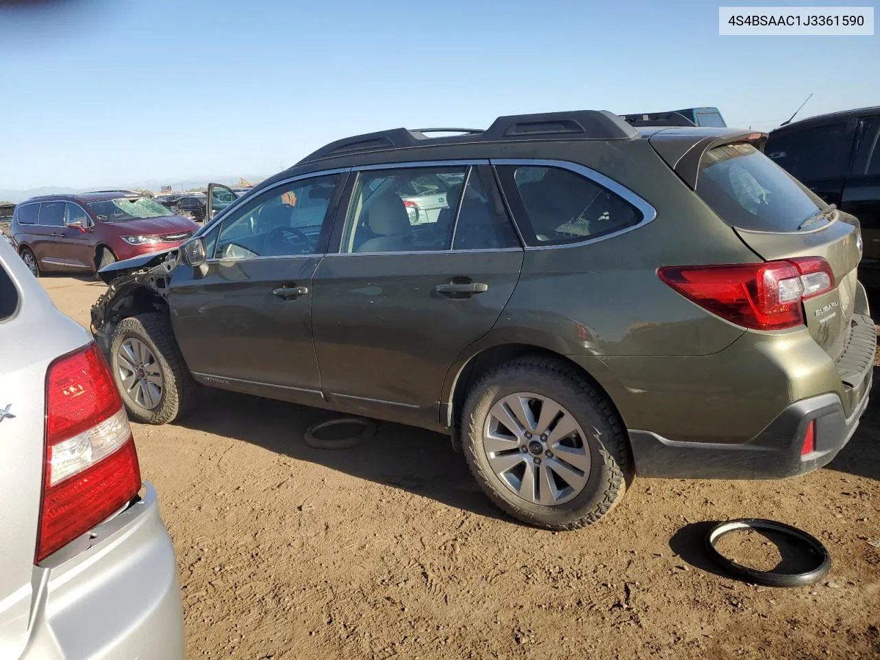 4S4BSAAC1J3361590 2018 Subaru Outback 2.5I