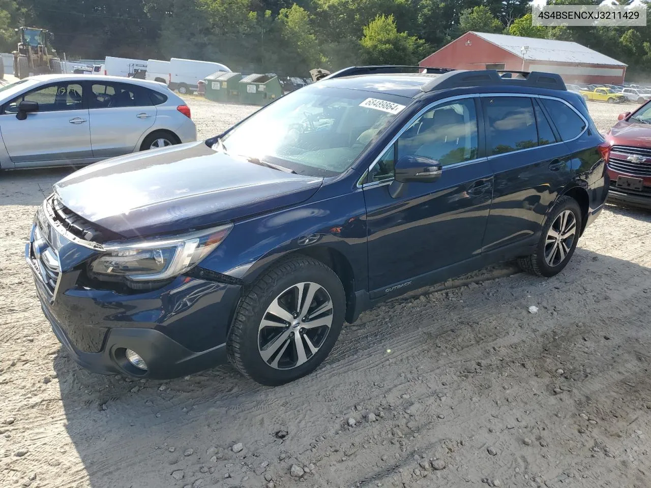 2018 Subaru Outback 3.6R Limited VIN: 4S4BSENCXJ3211429 Lot: 68489864