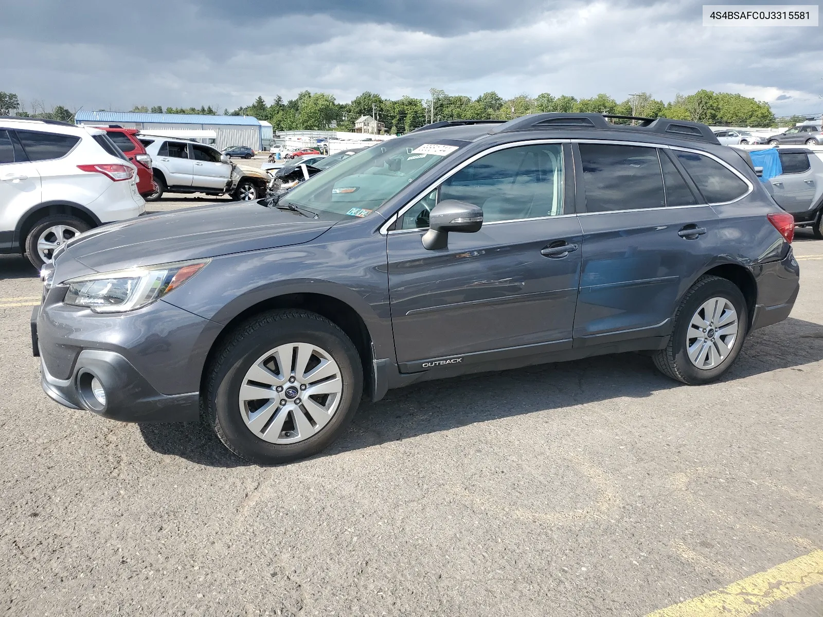 2018 Subaru Outback 2.5I Premium VIN: 4S4BSAFC0J3315581 Lot: 68651244