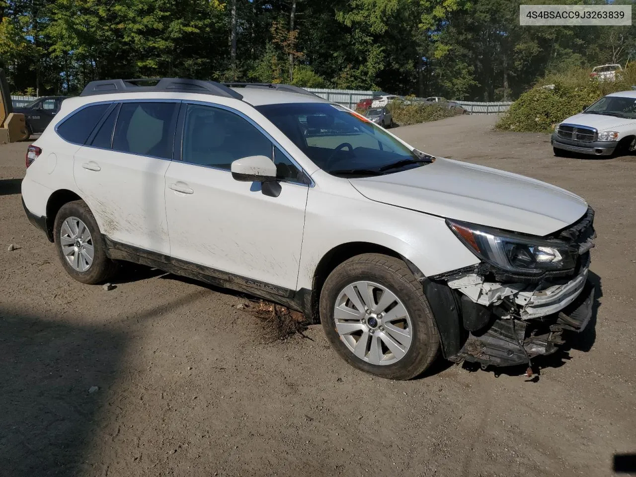 4S4BSACC9J3263839 2018 Subaru Outback 2.5I Premium