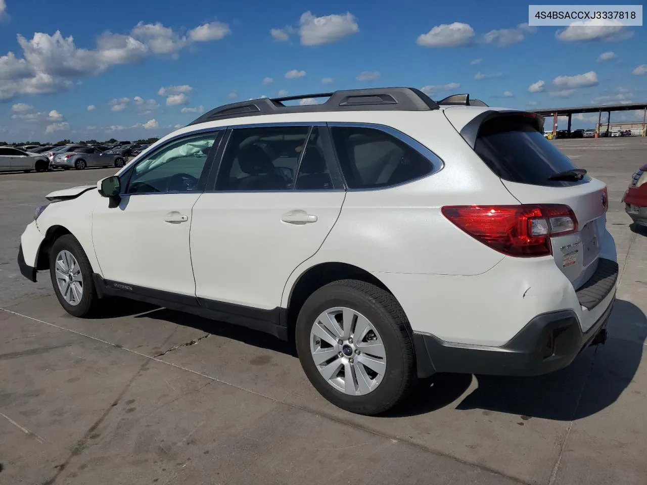 2018 Subaru Outback 2.5I Premium VIN: 4S4BSACCXJ3337818 Lot: 69877724