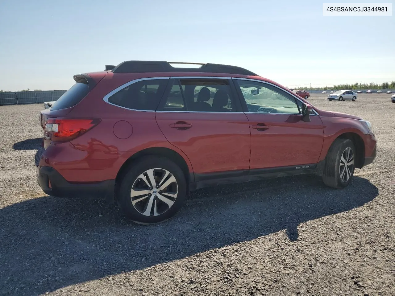 2018 Subaru Outback 2.5I Limited VIN: 4S4BSANC5J3344981 Lot: 70233304