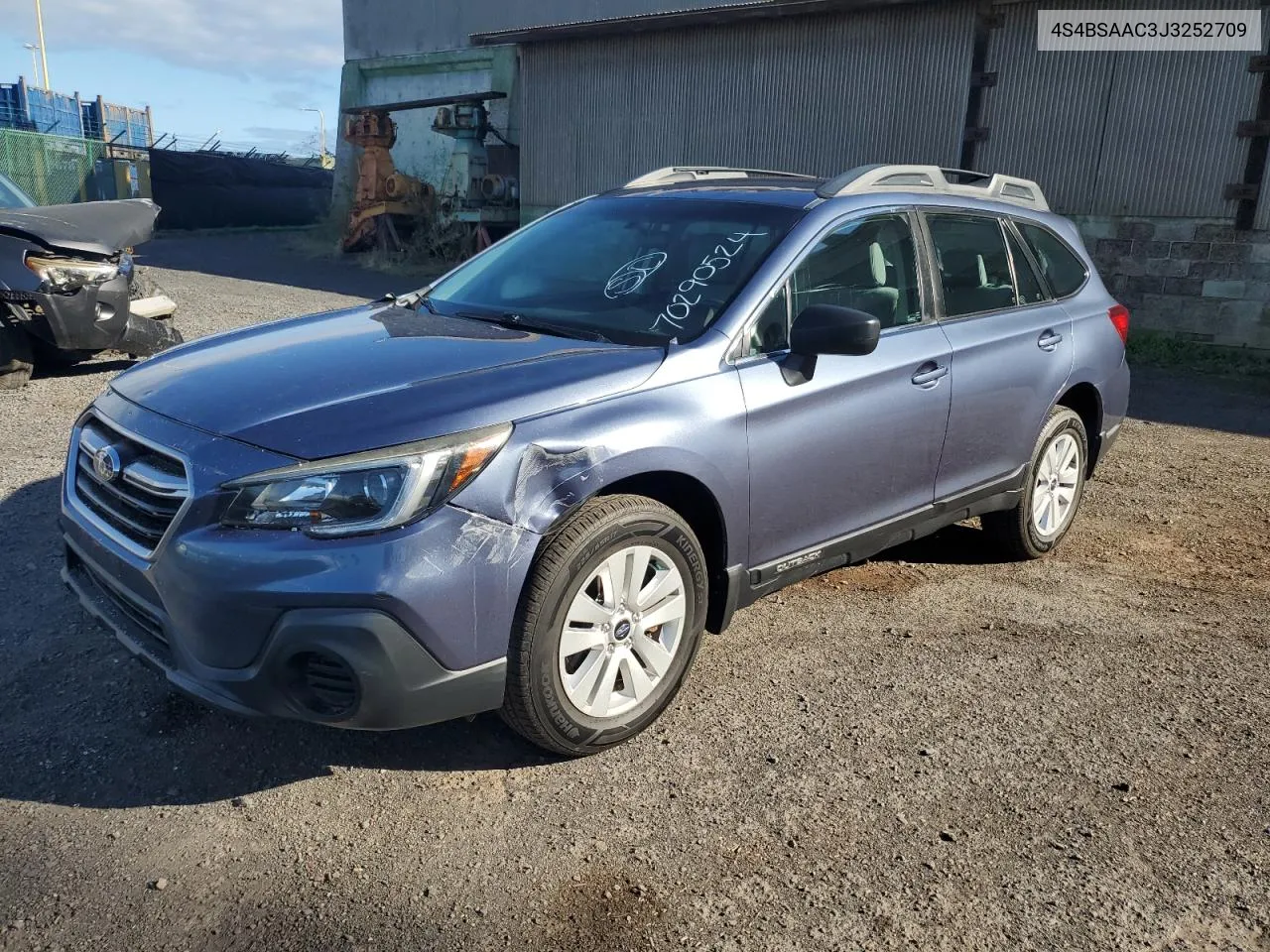 2018 Subaru Outback 2.5I VIN: 4S4BSAAC3J3252709 Lot: 70290524