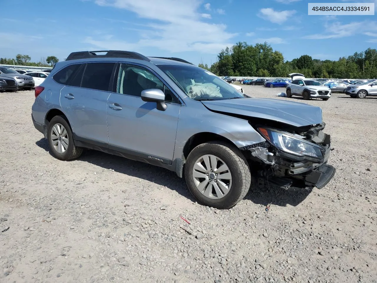 4S4BSACC4J3334591 2018 Subaru Outback 2.5I Premium