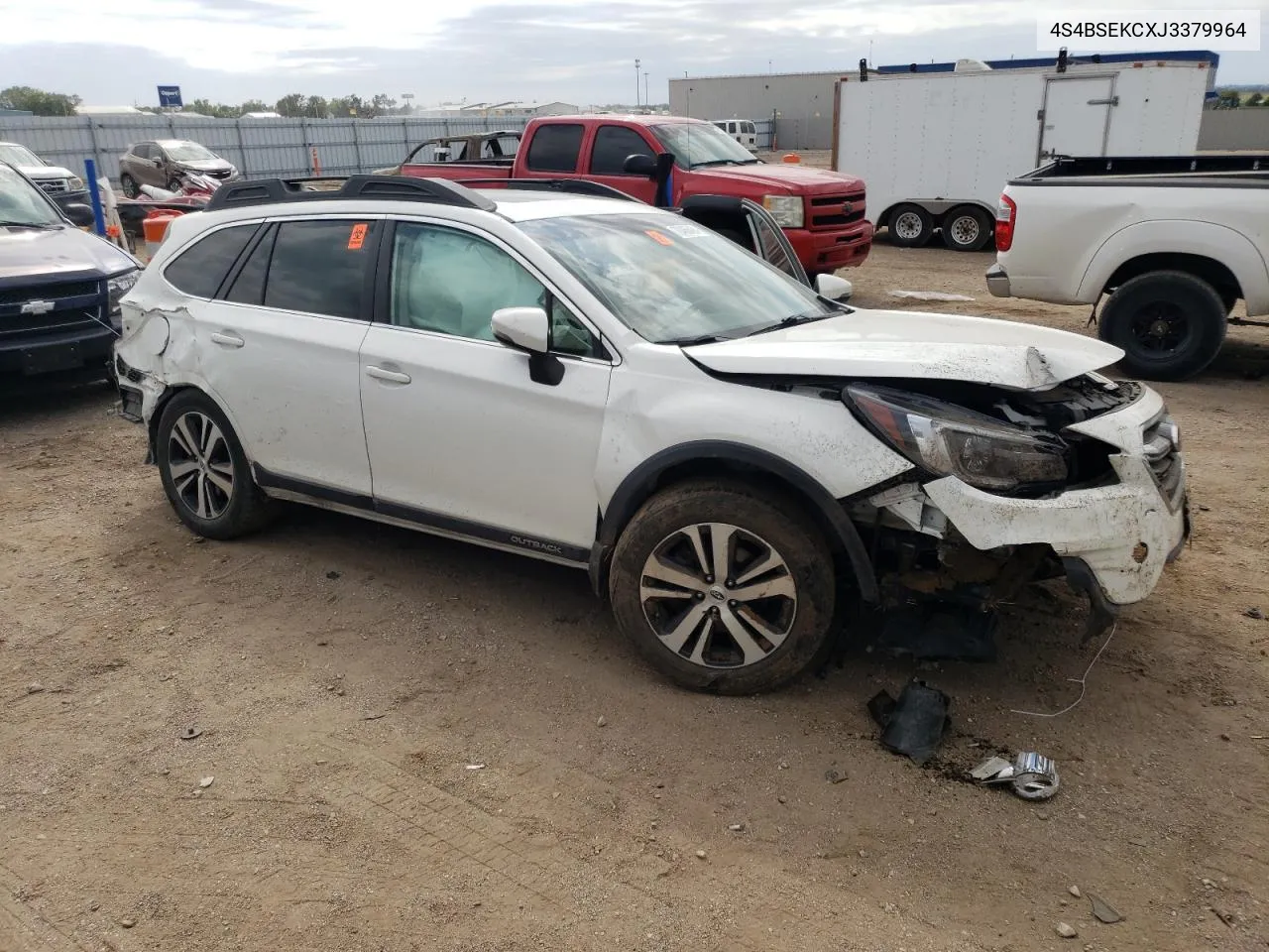 4S4BSEKCXJ3379964 2018 Subaru Outback 3.6R Limited