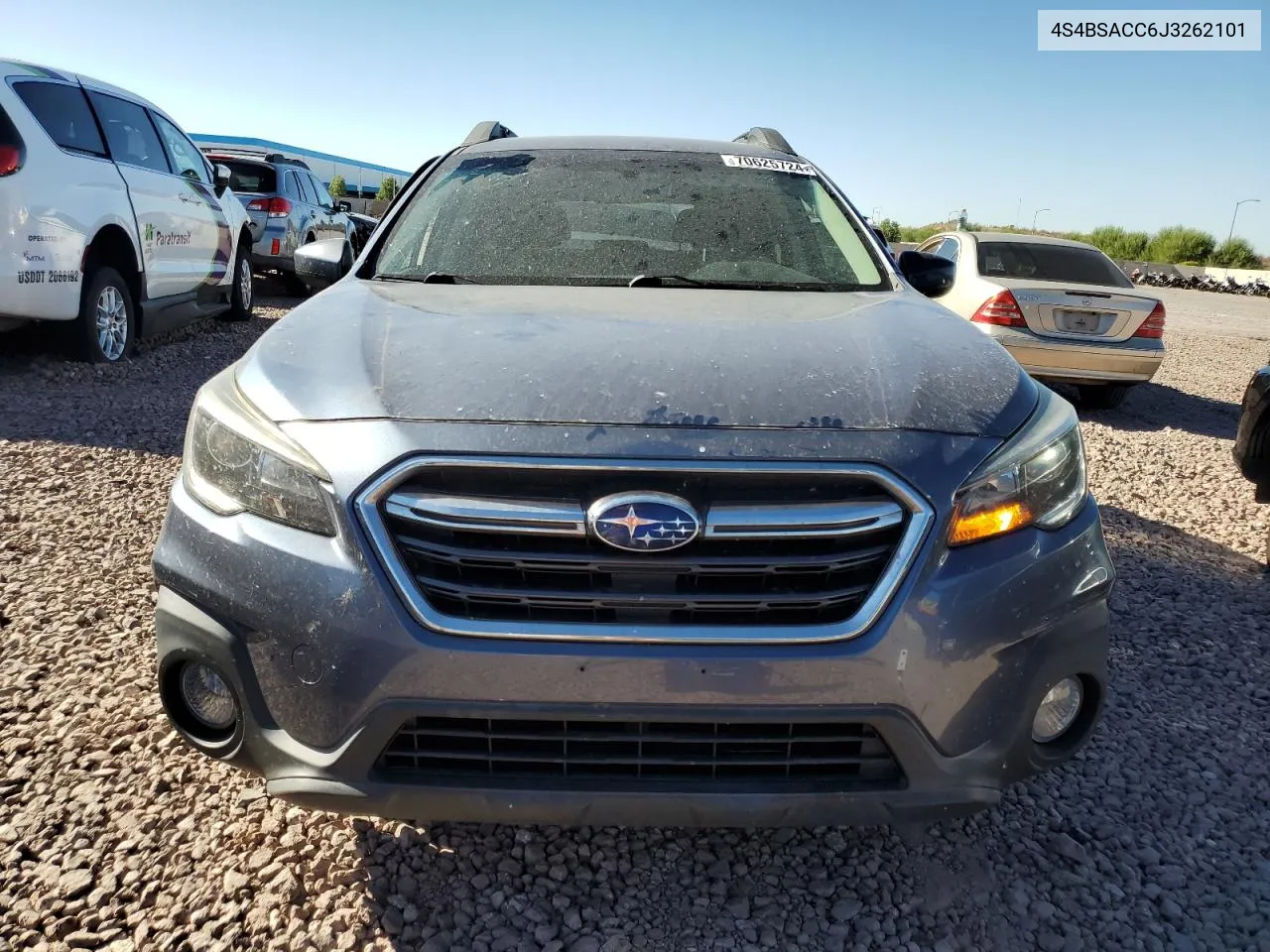 2018 Subaru Outback 2.5I Premium VIN: 4S4BSACC6J3262101 Lot: 70625724