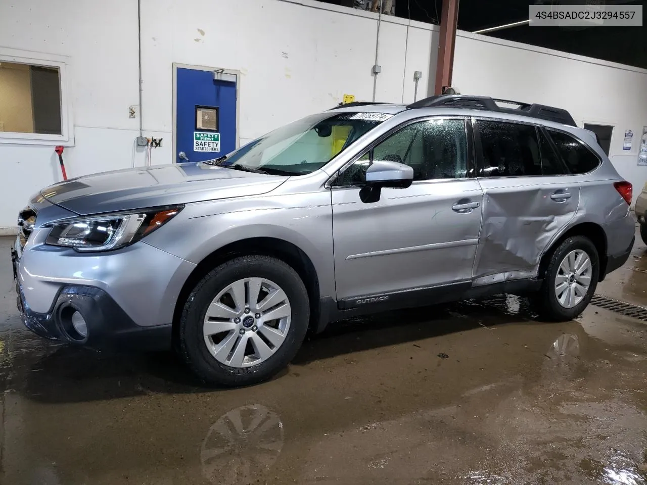 2018 Subaru Outback 2.5I Premium VIN: 4S4BSADC2J3294557 Lot: 70755174