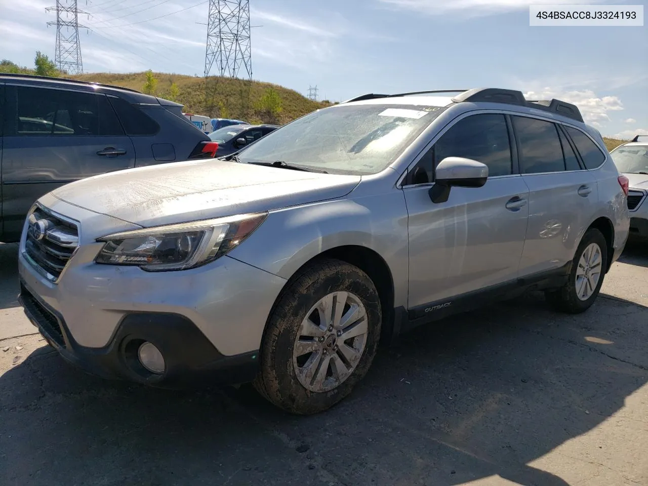 4S4BSACC8J3324193 2018 Subaru Outback 2.5I Premium