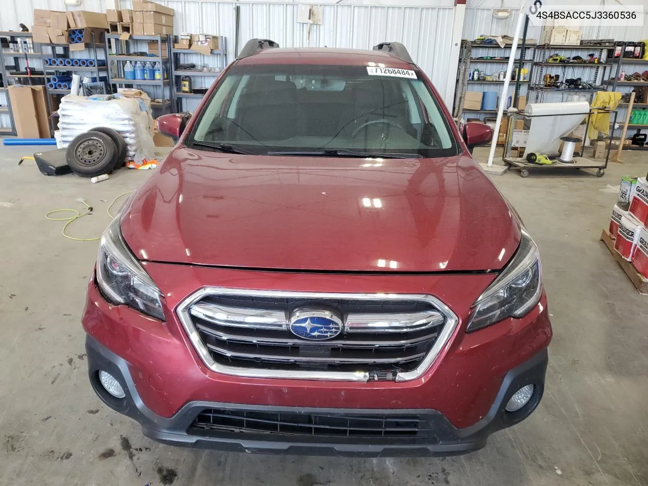 2018 Subaru Outback 2.5I Premium VIN: 4S4BSACC5J3360536 Lot: 71268484