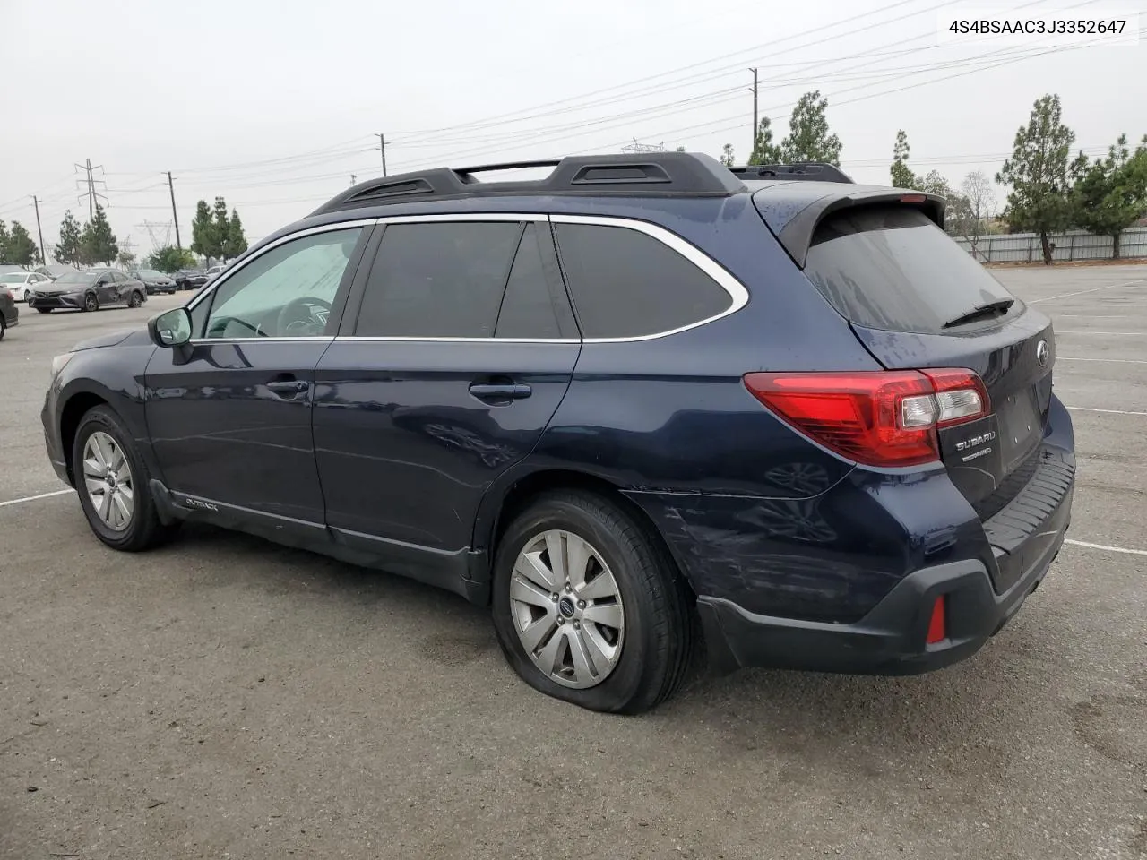 2018 Subaru Outback 2.5I VIN: 4S4BSAAC3J3352647 Lot: 71286924