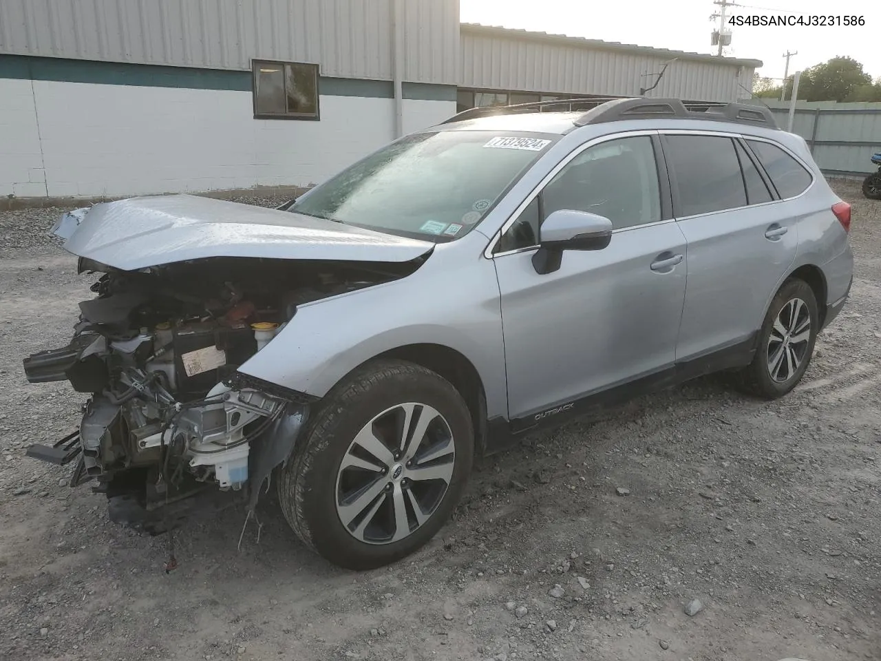 2018 Subaru Outback 2.5I Limited VIN: 4S4BSANC4J3231586 Lot: 71379524