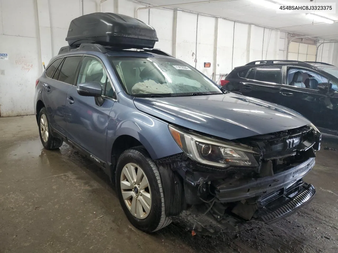 2018 Subaru Outback 2.5I Premium VIN: 4S4BSAHC8J3323375 Lot: 71412504