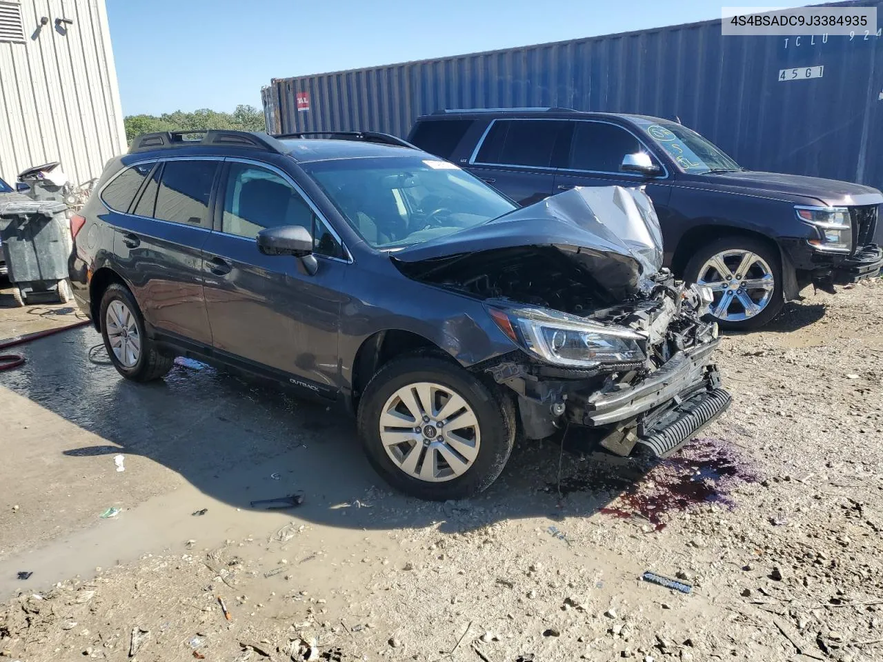 2018 Subaru Outback 2.5I Premium VIN: 4S4BSADC9J3384935 Lot: 71492514