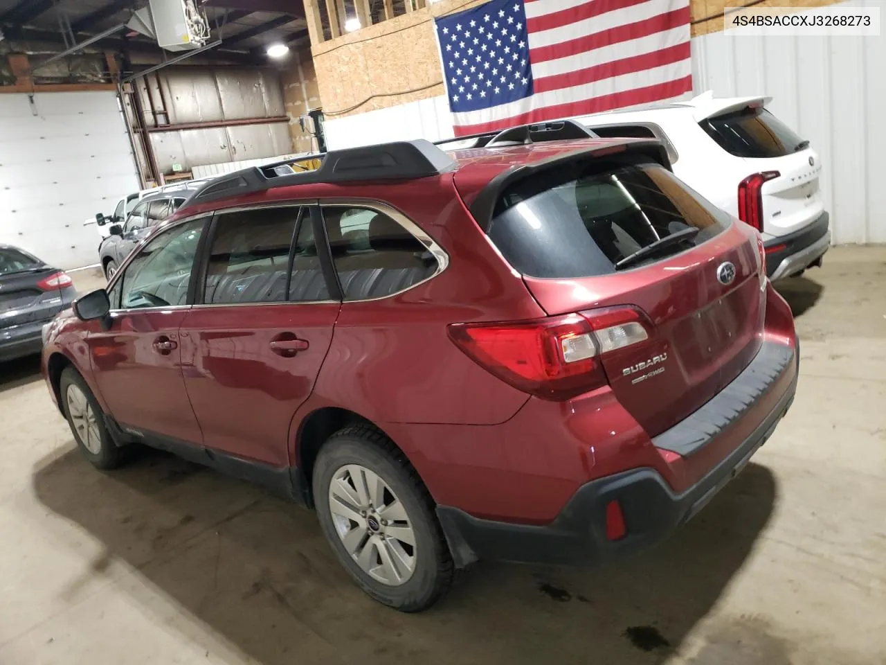 2018 Subaru Outback 2.5I Premium VIN: 4S4BSACCXJ3268273 Lot: 72658914