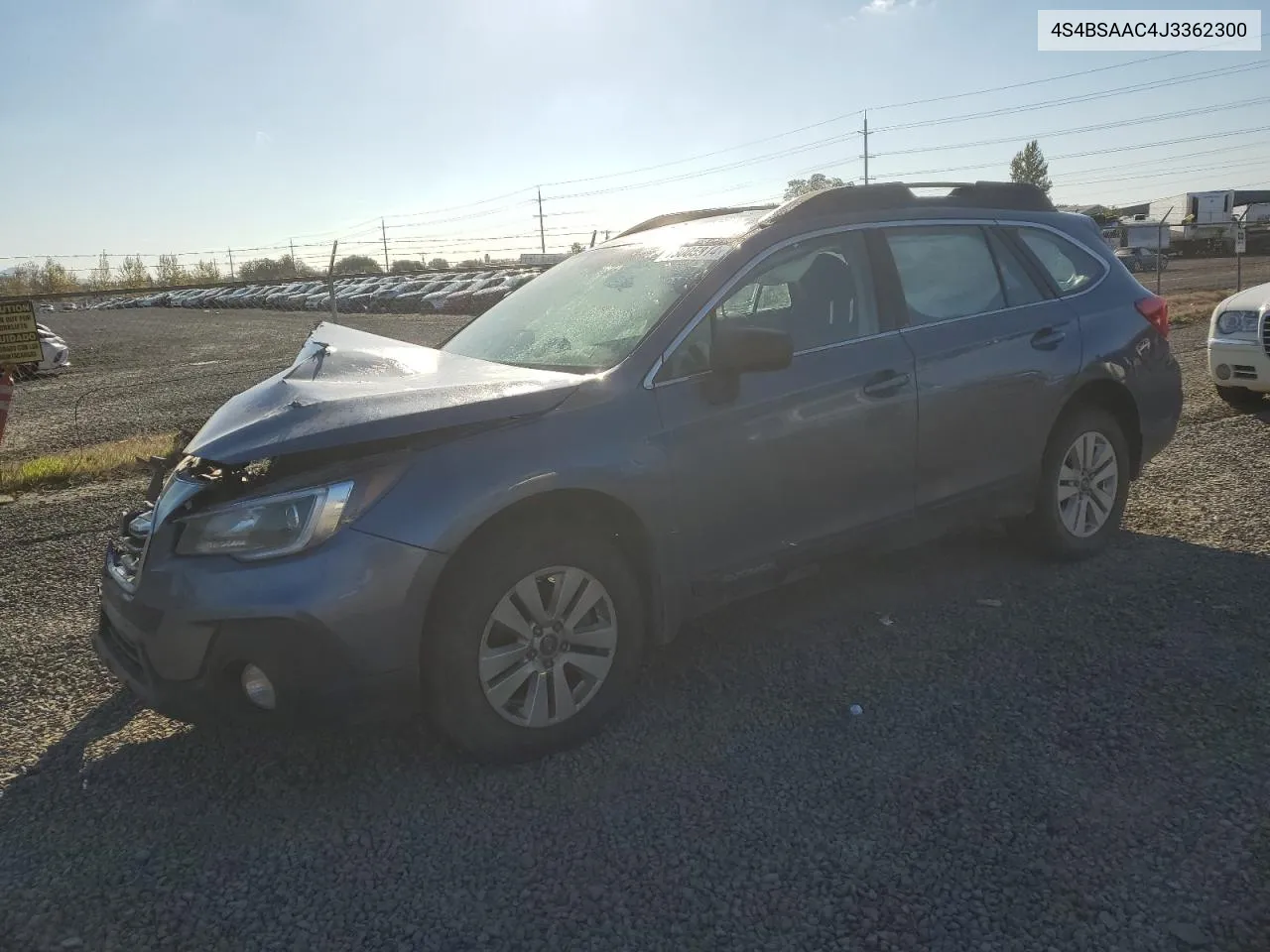 2018 Subaru Outback 2.5I VIN: 4S4BSAAC4J3362300 Lot: 73005814