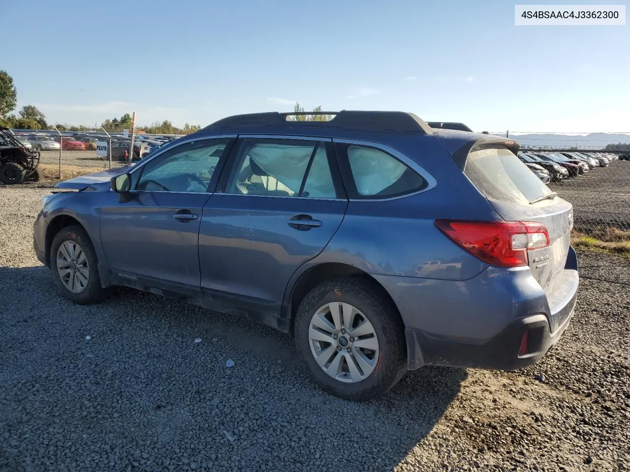 2018 Subaru Outback 2.5I VIN: 4S4BSAAC4J3362300 Lot: 73005814