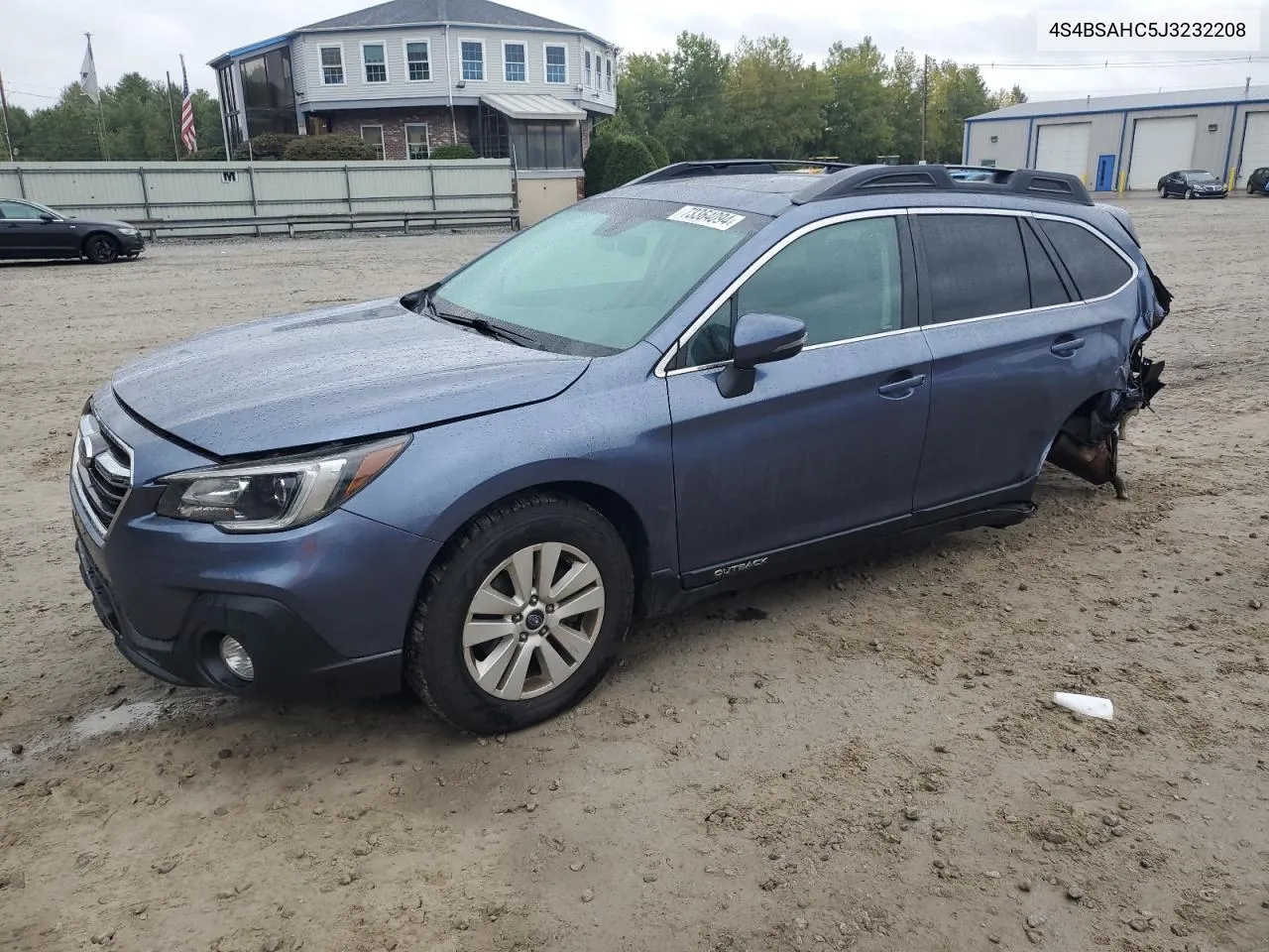 2018 Subaru Outback 2.5I Premium VIN: 4S4BSAHC5J3232208 Lot: 73364094