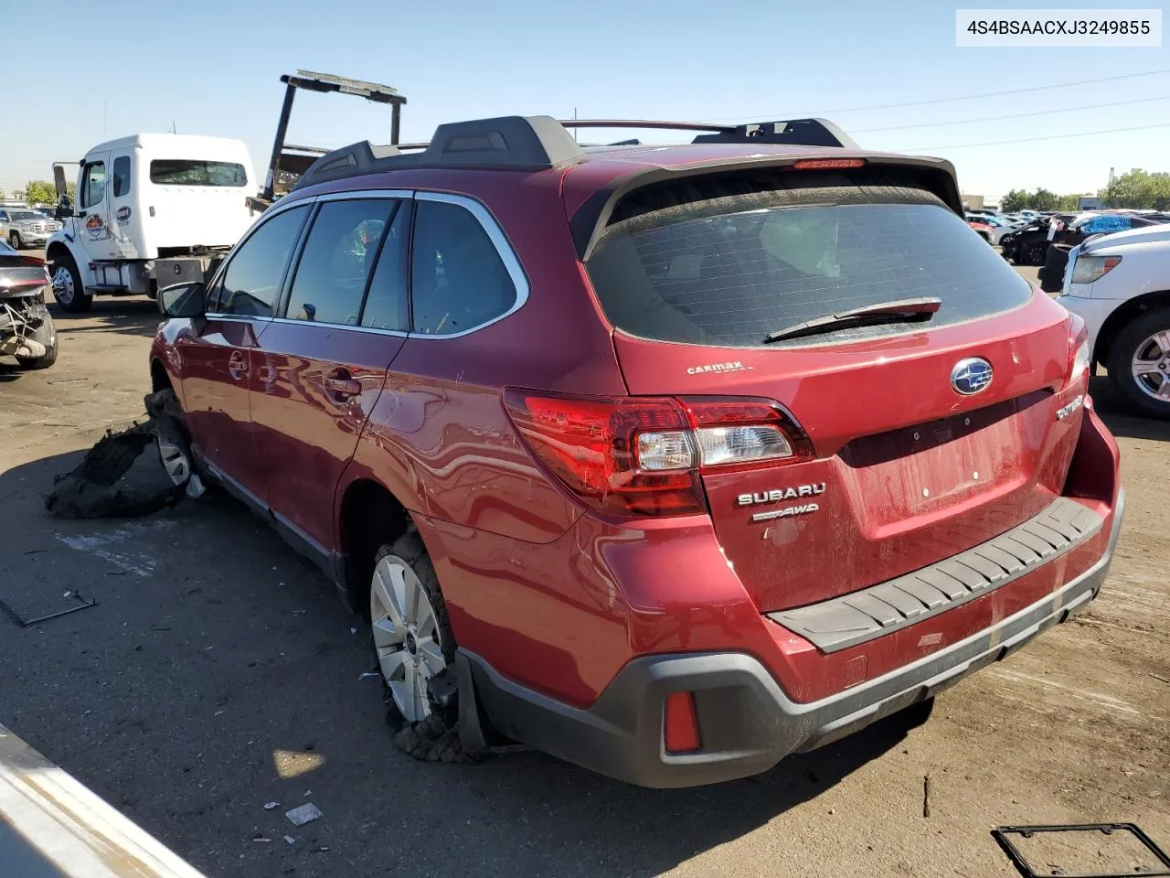 2018 Subaru Outback 2.5I VIN: 4S4BSAACXJ3249855 Lot: 73407264