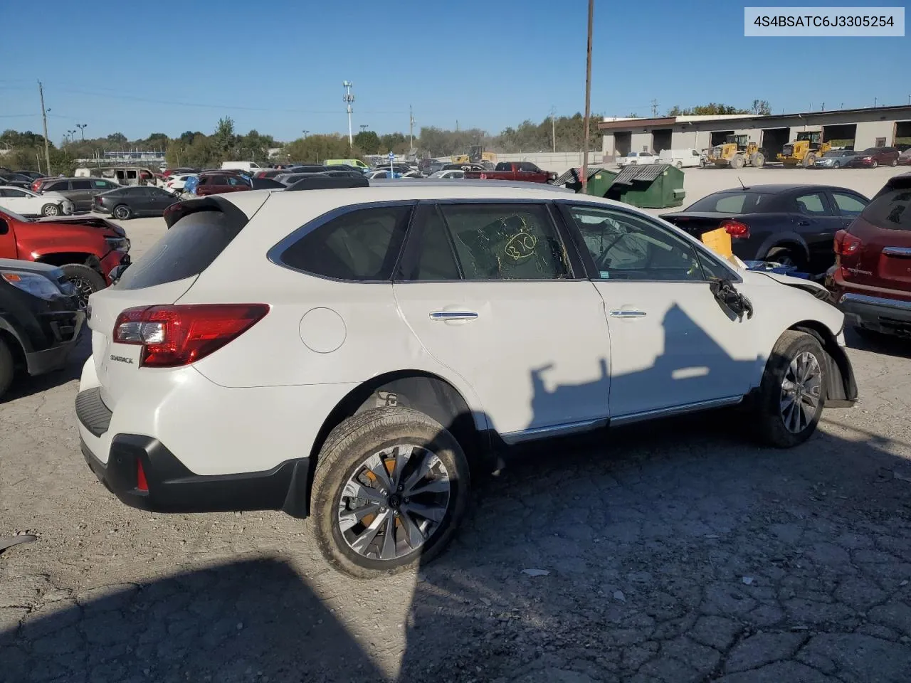 2018 Subaru Outback Touring VIN: 4S4BSATC6J3305254 Lot: 73522694