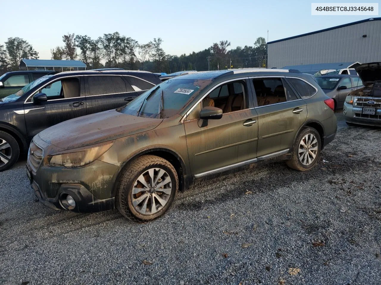 2018 Subaru Outback Touring VIN: 4S4BSETC8J3345648 Lot: 73838934