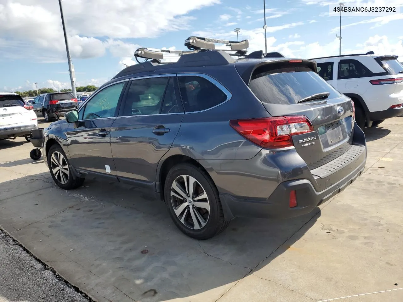 2018 Subaru Outback 2.5I Limited VIN: 4S4BSANC6J3237292 Lot: 73947424