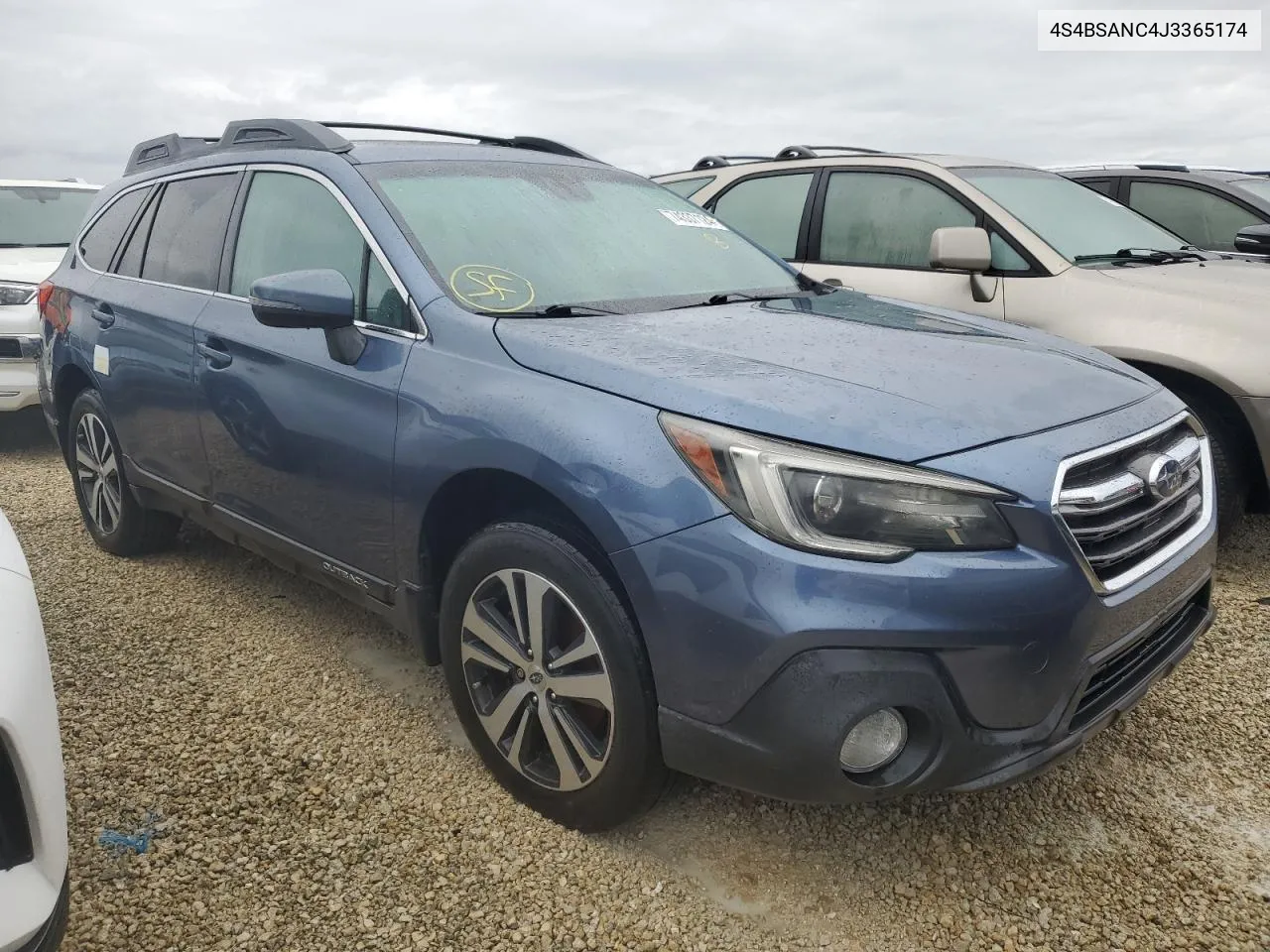 2018 Subaru Outback 2.5I Limited VIN: 4S4BSANC4J3365174 Lot: 74337124