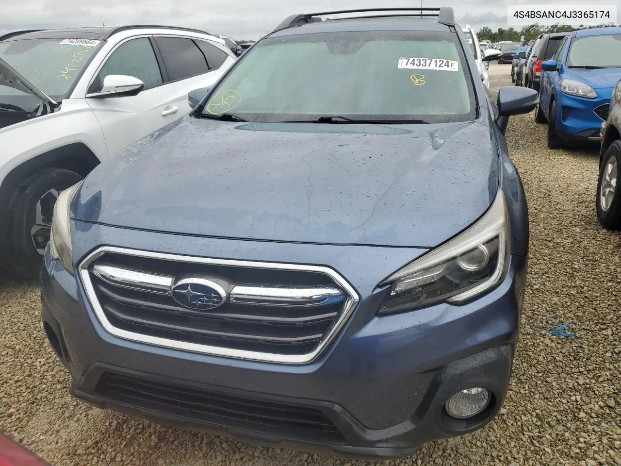 2018 Subaru Outback 2.5I Limited VIN: 4S4BSANC4J3365174 Lot: 74337124