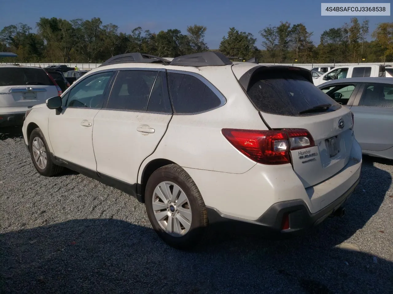 2018 Subaru Outback 2.5I Premium VIN: 4S4BSAFC0J3368538 Lot: 74962654