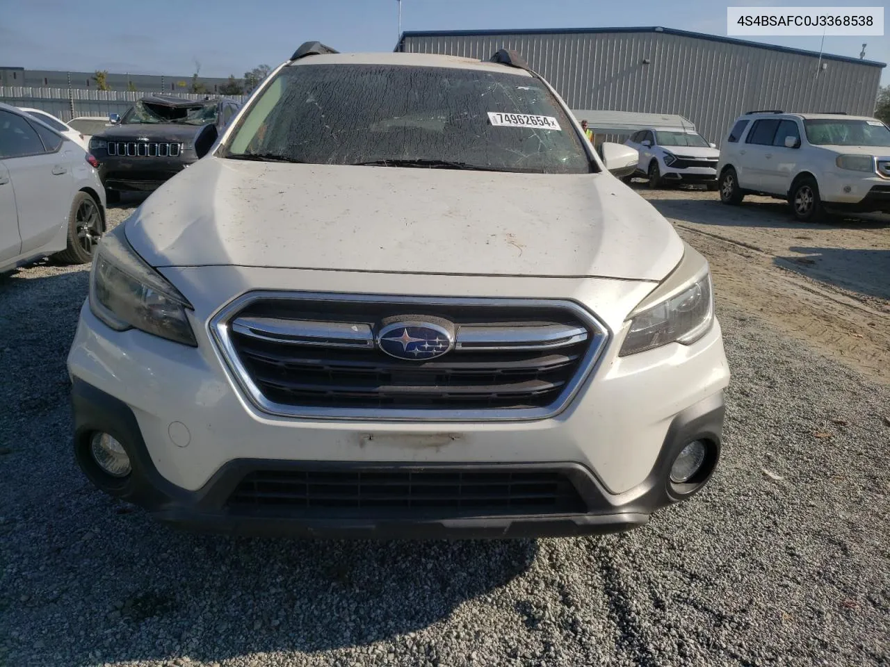 2018 Subaru Outback 2.5I Premium VIN: 4S4BSAFC0J3368538 Lot: 74962654