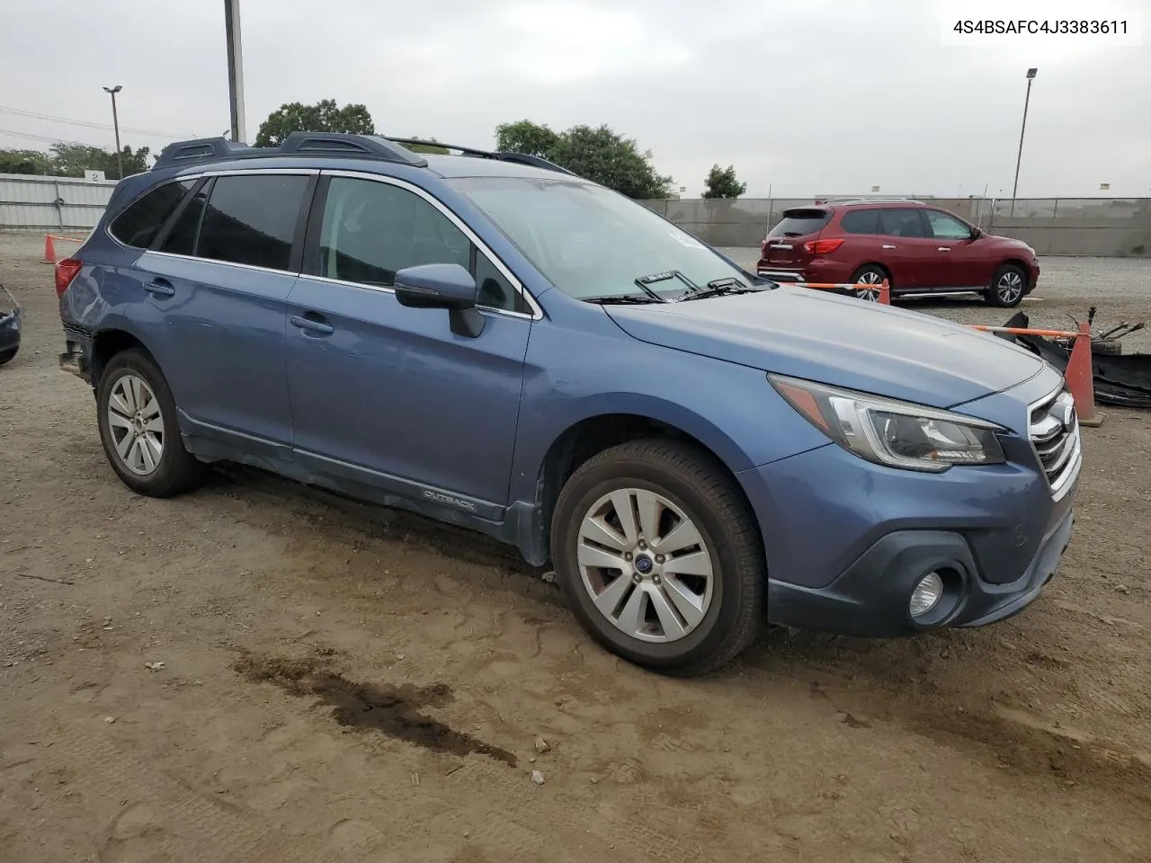 2018 Subaru Outback 2.5I Premium VIN: 4S4BSAFC4J3383611 Lot: 75499374