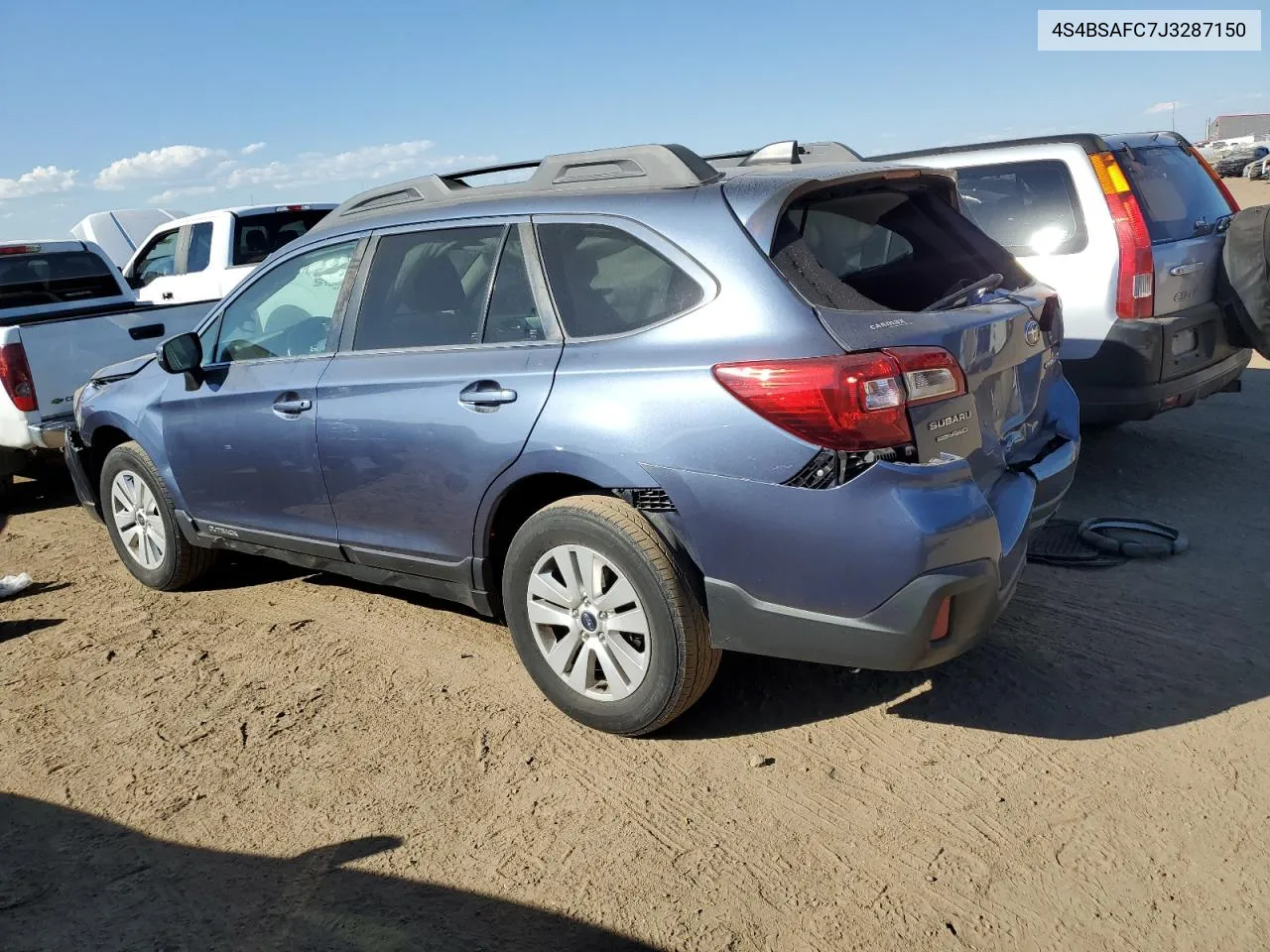 2018 Subaru Outback 2.5I Premium VIN: 4S4BSAFC7J3287150 Lot: 75838604