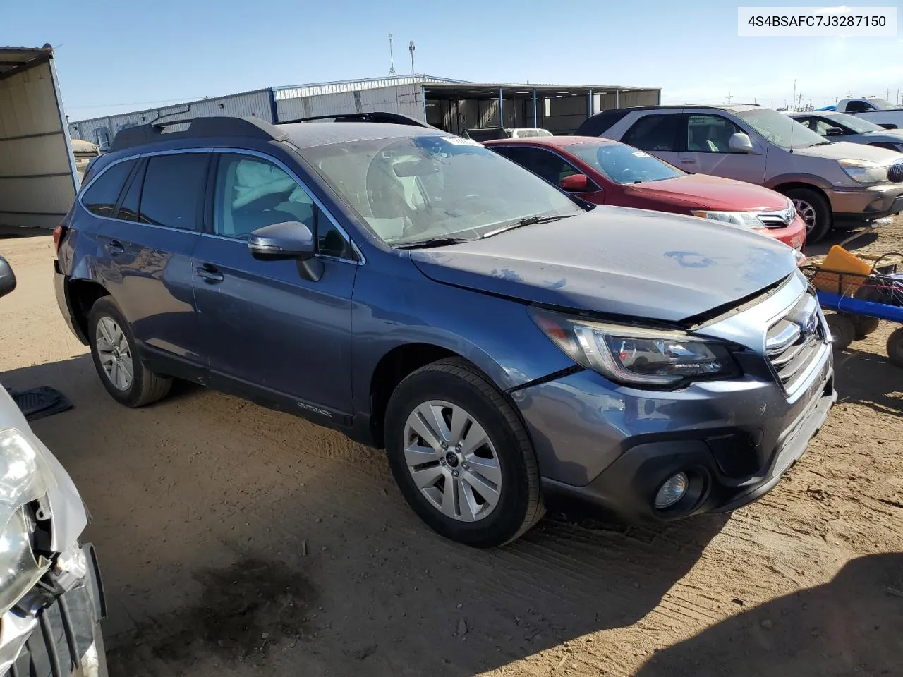 2018 Subaru Outback 2.5I Premium VIN: 4S4BSAFC7J3287150 Lot: 75838604